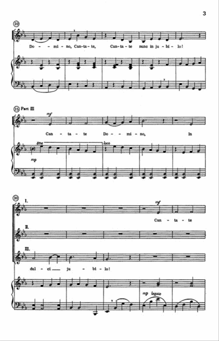 Cantate Domino Choir scores gallery preview page 3