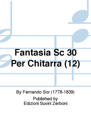 Book cover for Fantasia Sc 30 Per Chitarra (12)