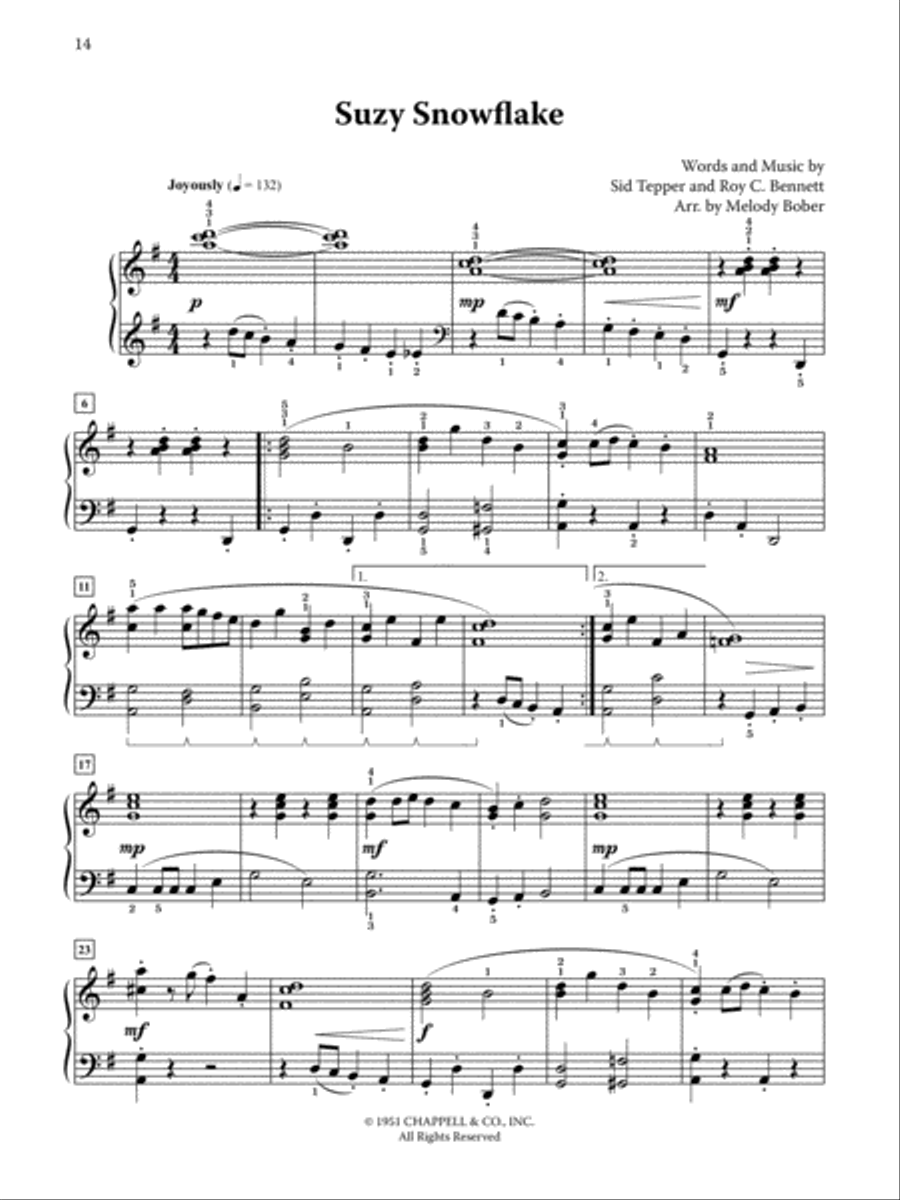 Popular Christmas Memories, Book 2 Piano Solo scores gallery preview page 5