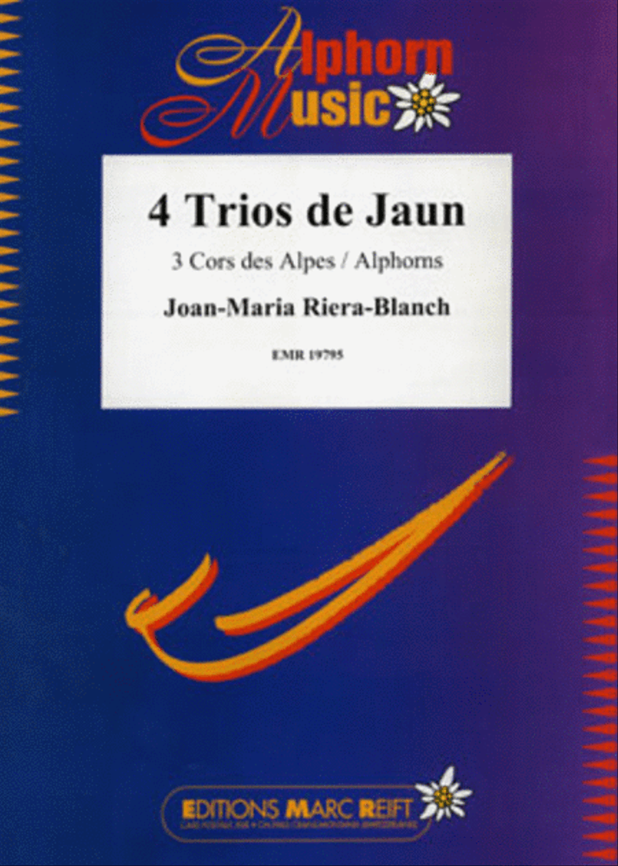 4 Trios de Jaun Alphorn scores gallery preview page 1