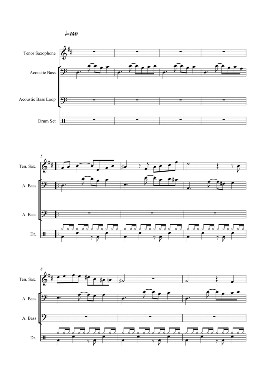 Tema2 Piano scores gallery preview page 1