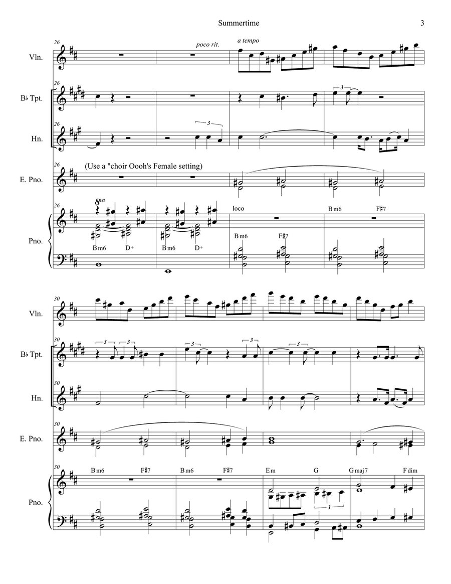 Summertime Brass Duet scores gallery preview page 3