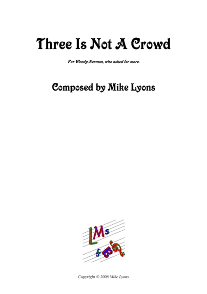 Flute Trio - Three Is Not A Crowd image number null