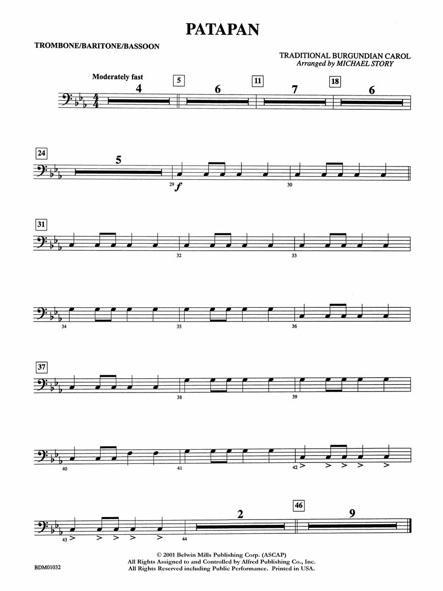 Patapan: 1st Trombone