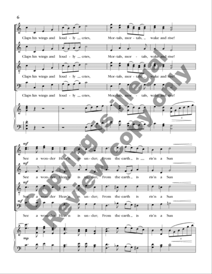 A Symphony of Carols (Choral Score) 4-Part scores gallery preview page 22