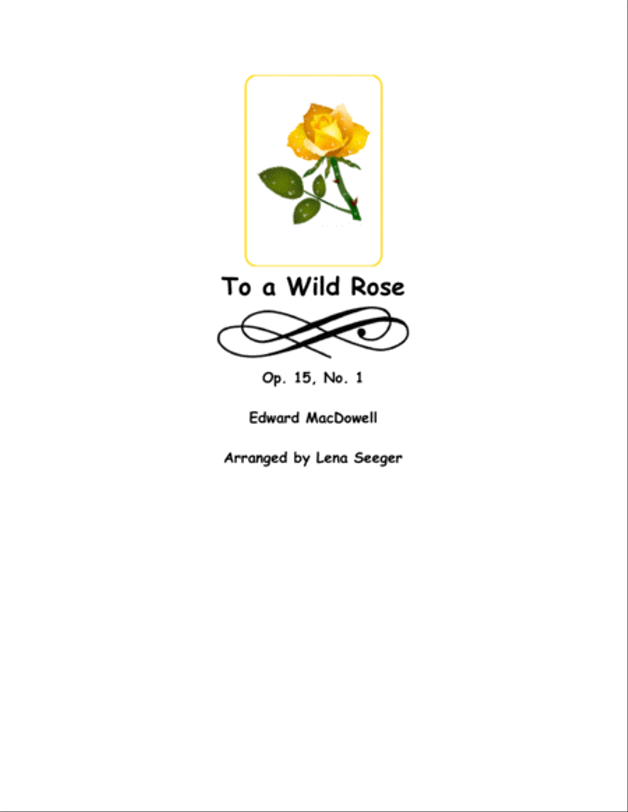 To a Wild Rose