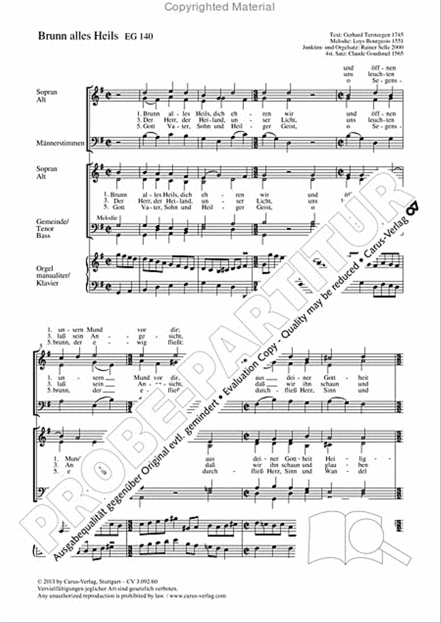 Brunn alles Heils Brunn alles Heils 4-Part scores gallery preview page 2