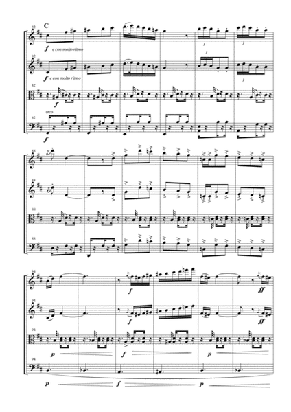 Seguedille & Les Dragons d'Alcala from "Carmen Suite" for String Quartet image number null