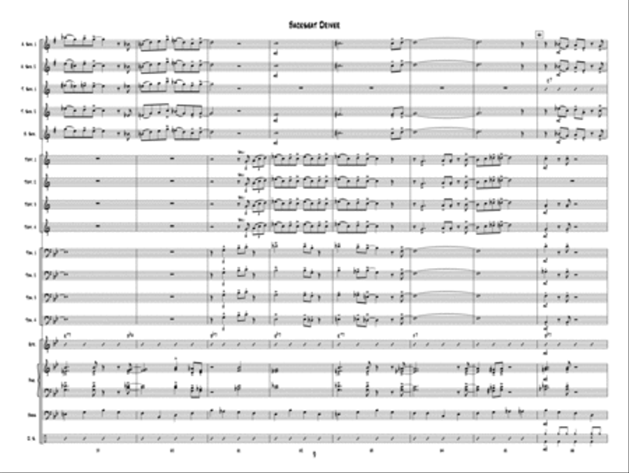 Backseat Driver Jazz Ensemble scores gallery preview page 9