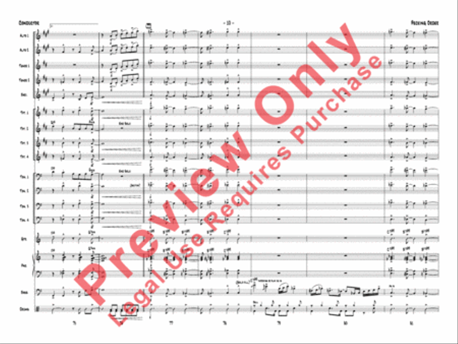 Pecking Order Jazz Ensemble scores gallery preview page 13