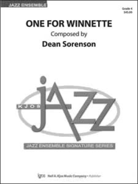 One For Winnette - Score