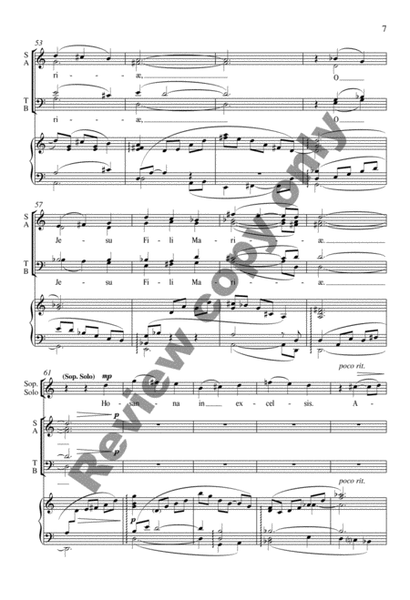 Ave verum Corpus from Four Sacred Choruses (Piano/Vocal Score) image number null