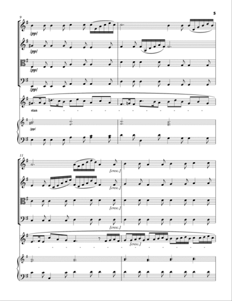 VIVALDI Antonio: Tu m'offendi mà non rendi, aria from the opera La verità in cimento, score and pa Small Ensemble scores gallery preview page 5