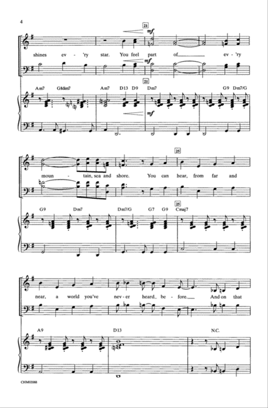 On a Clear Day Choir scores gallery preview page 3