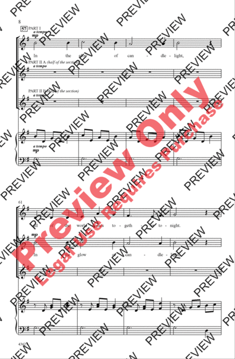 Candlelight Canon 2-Part scores gallery preview page 7