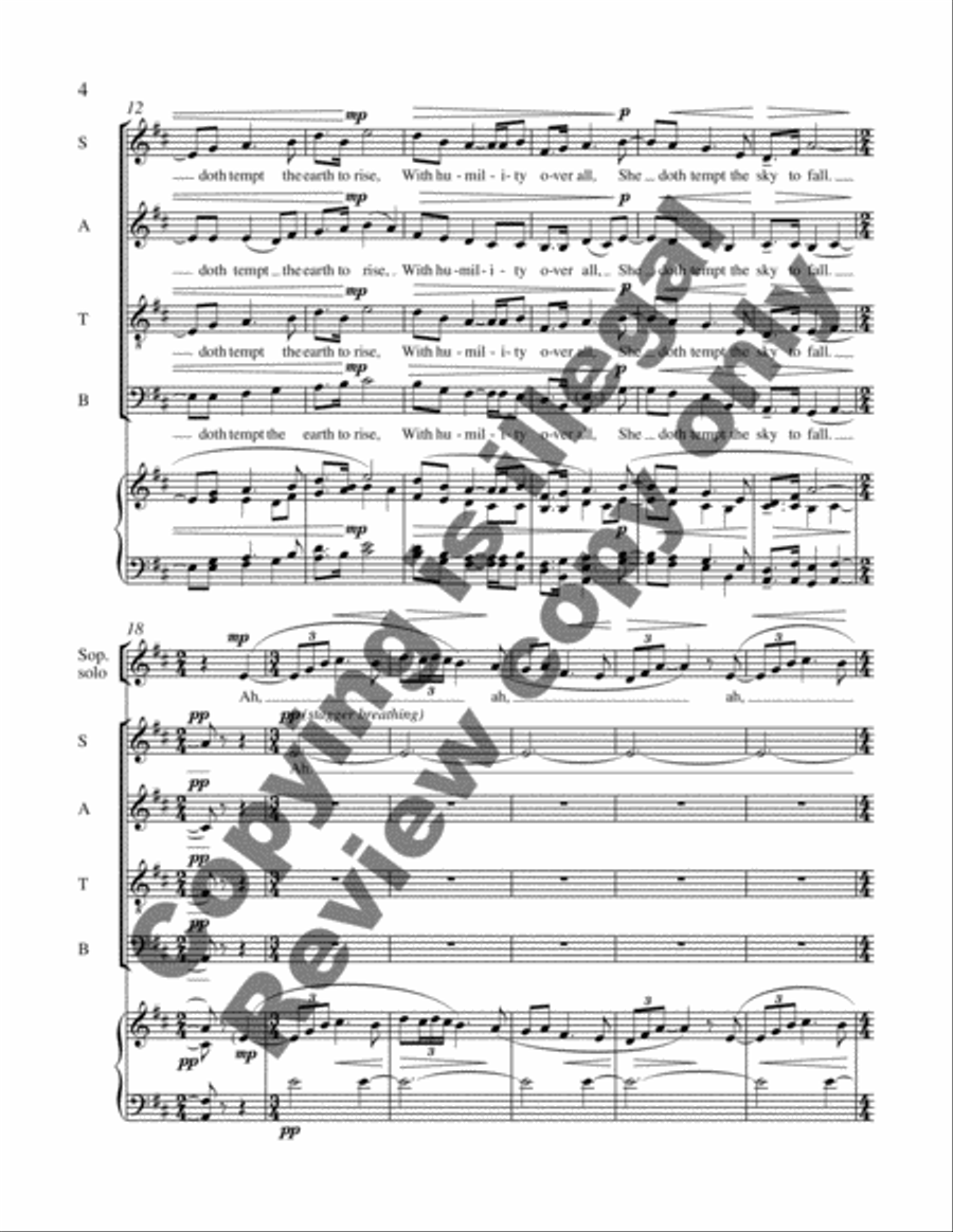 The Virgin 4-Part scores gallery preview page 4
