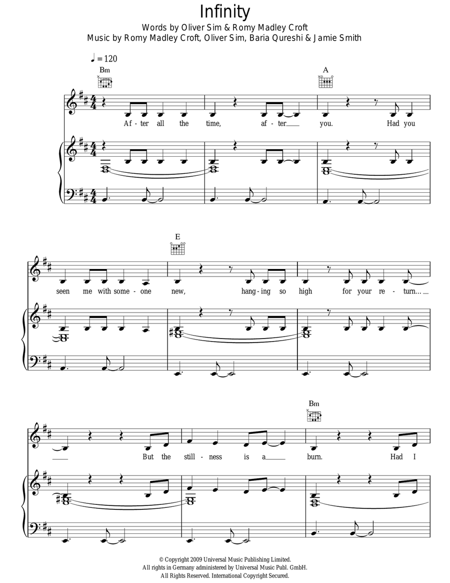 Infinity Infinity Guitar scores gallery preview page 1