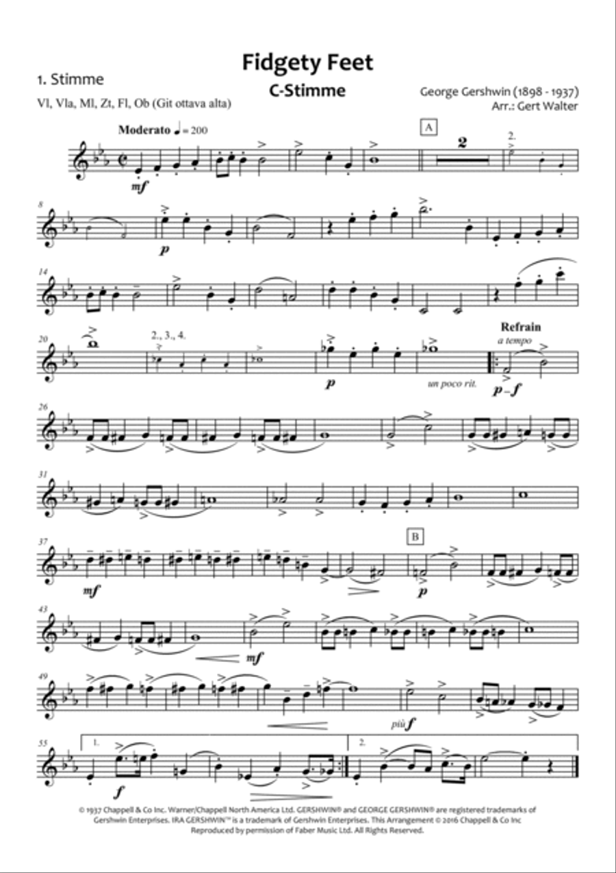 Fidgety Feet School and Community scores gallery preview page 4
