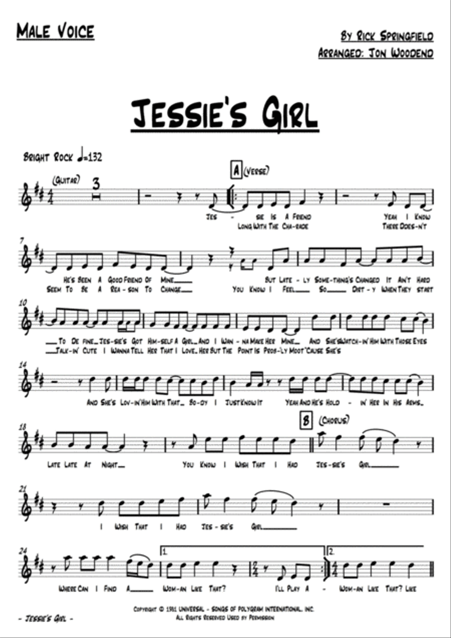 Jessie's Girl Jazz Ensemble scores gallery preview page 2