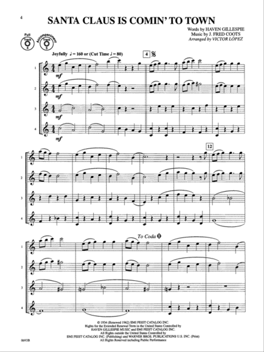 Flex-Ability Holiday -- Solo-Duet-Trio-Quartet with Optional Accompaniment Small Ensemble scores gallery preview page 4