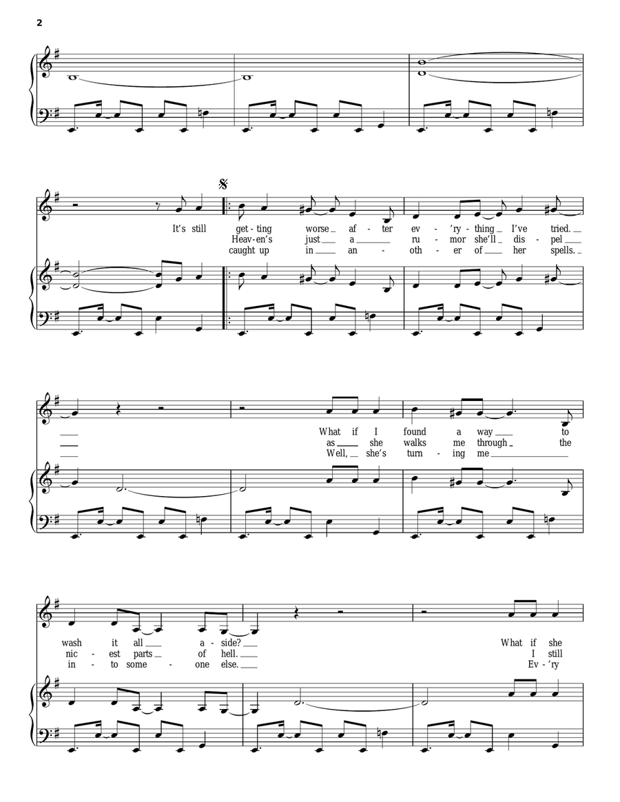 Sanctified Piano, Vocal, Guitar scores gallery preview page 2
