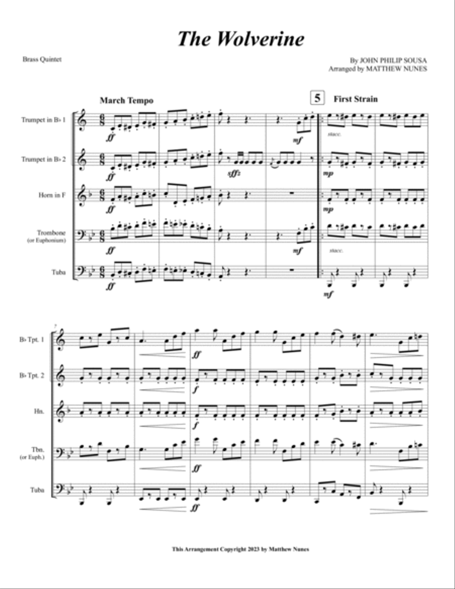 The Wolverine Chamber Music scores gallery preview page 3