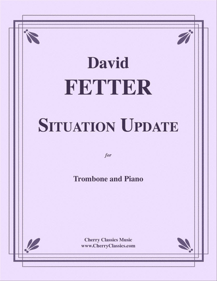 Situation Update, Suite for Trombone and Piano Piano Accompaniment scores gallery preview page 1