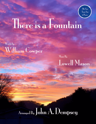 Book cover for There is a Fountain (Trio for Alto Sax, Tenor Sax and Piano)