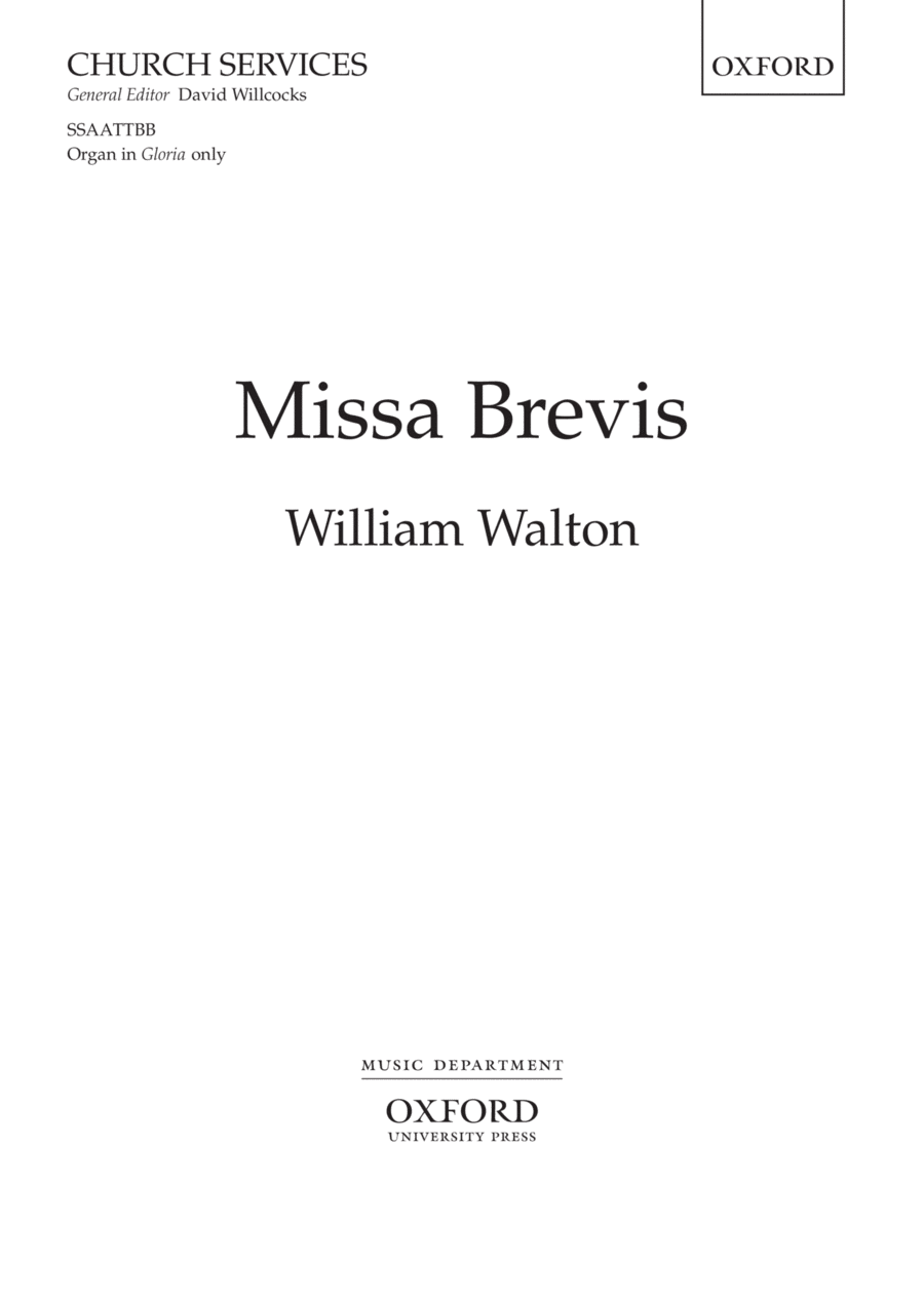 Book cover for Missa Brevis