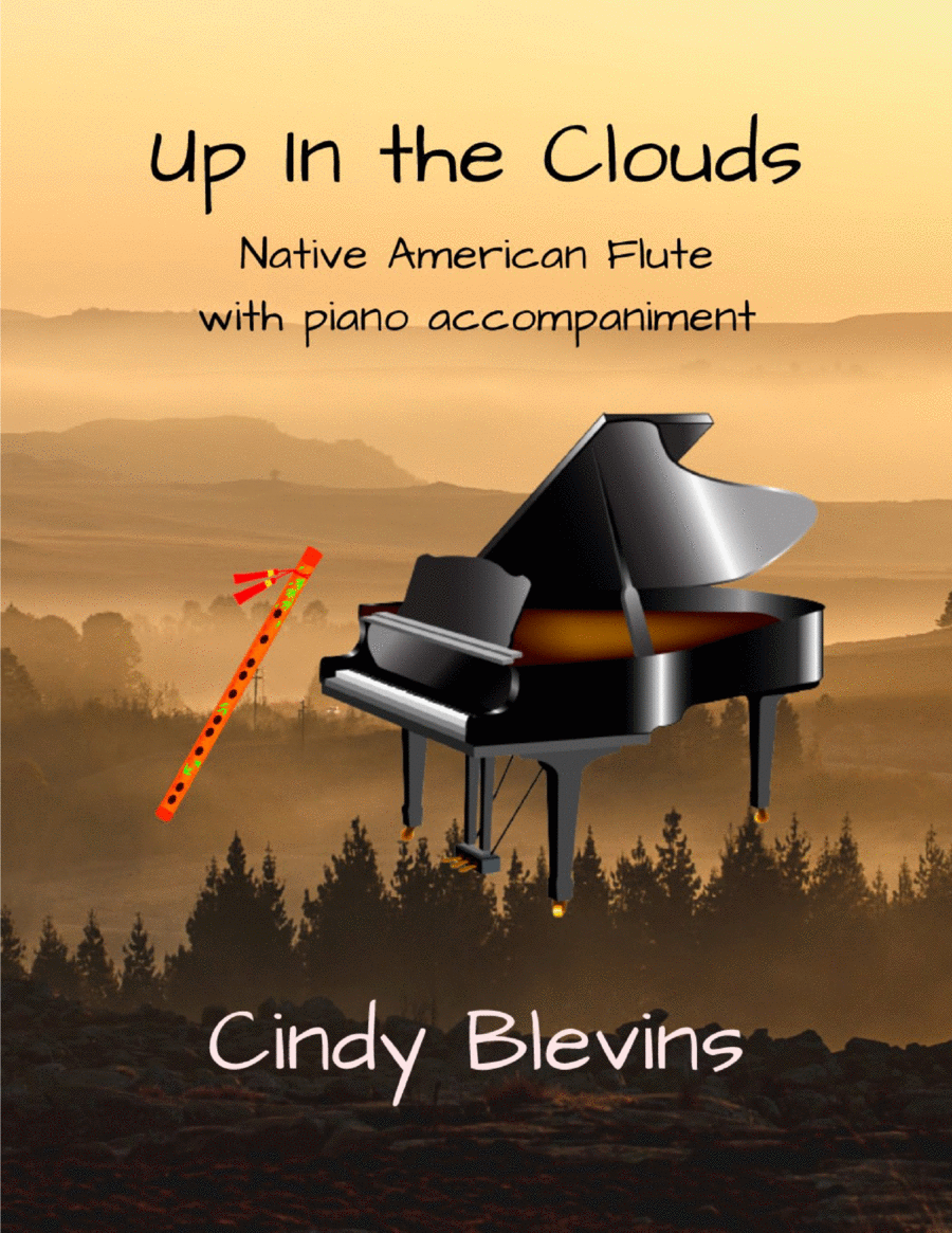 Up In the Clouds, Native American Flute and Piano image number null