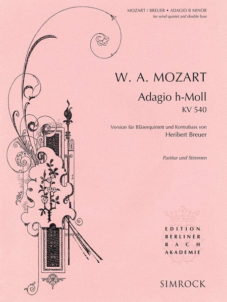 Adagio in B Minor, K .540