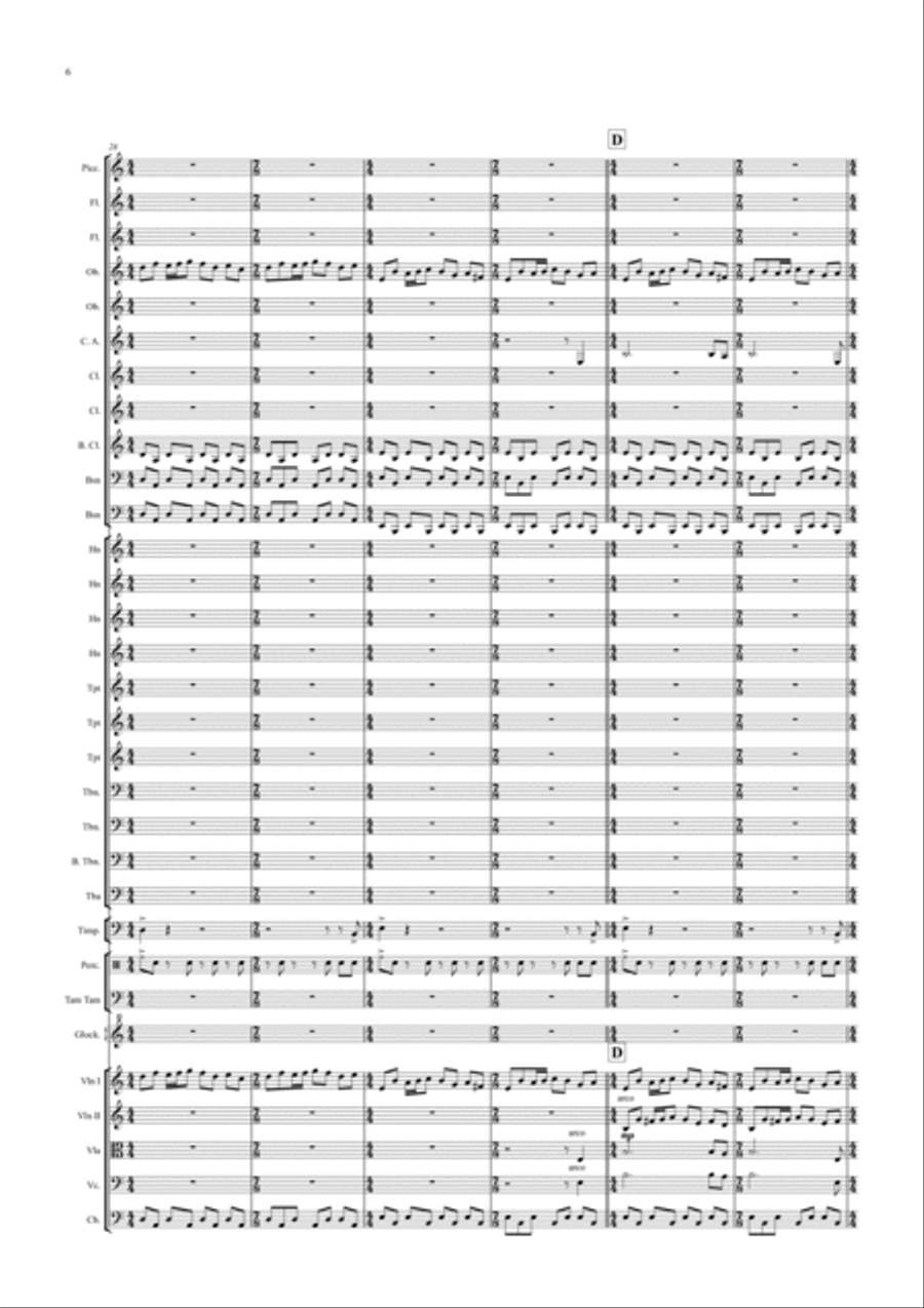 Crusader's Quest Crusader's Quest Full Orchestra scores gallery preview page 6