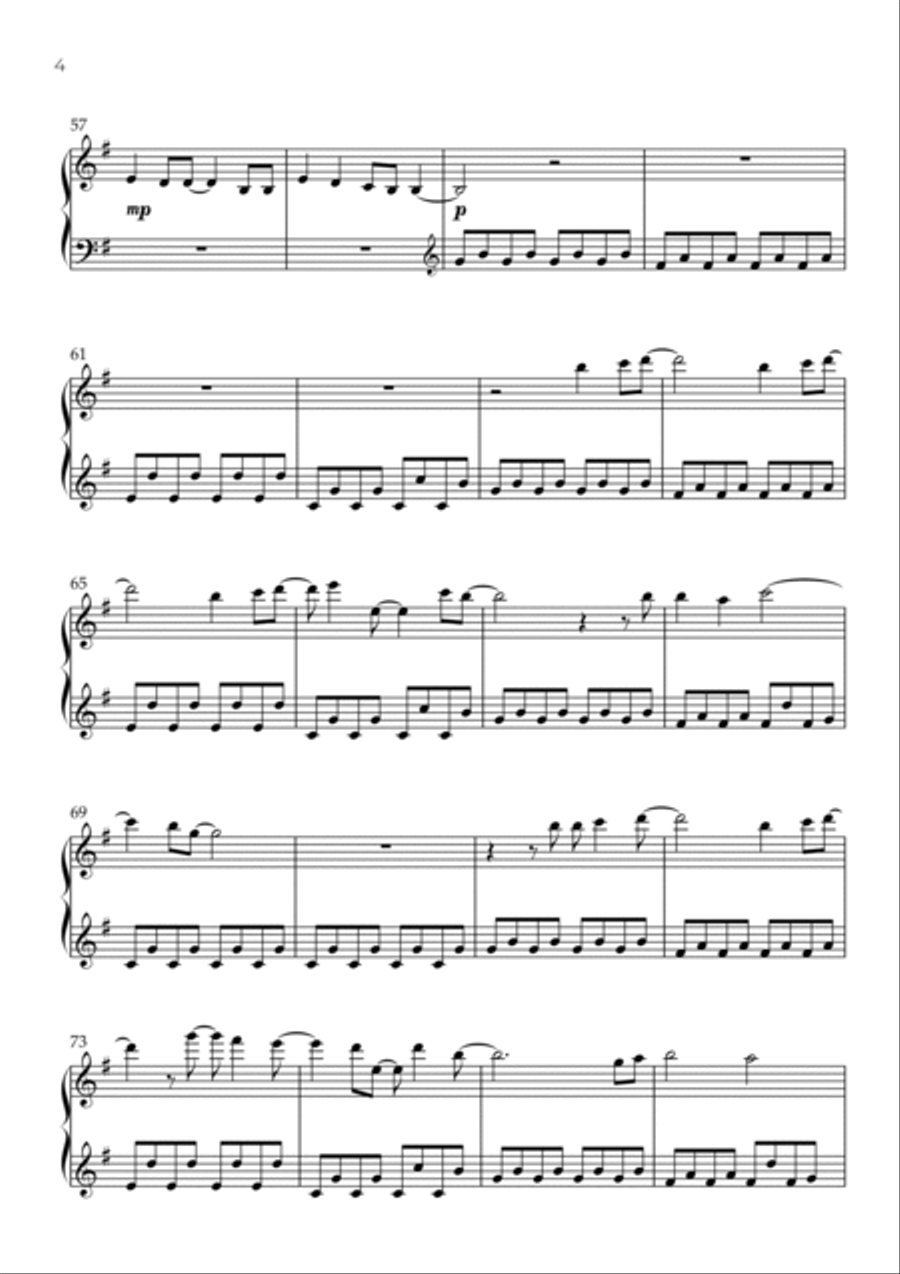A Million Dreams A Million Dreams Piano Solo scores gallery preview page 4