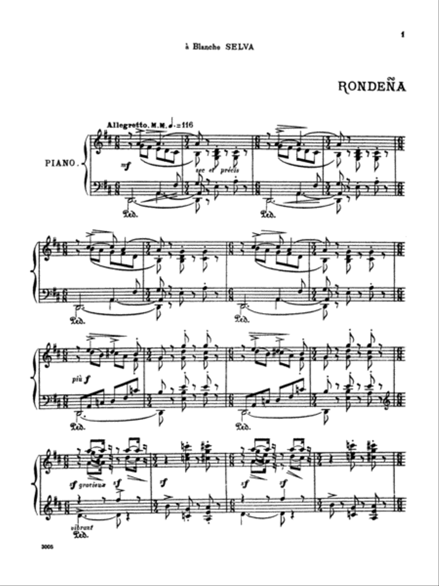 Albéniz: Iberia (Volume II) Piano Solo - Digital Sheet Music