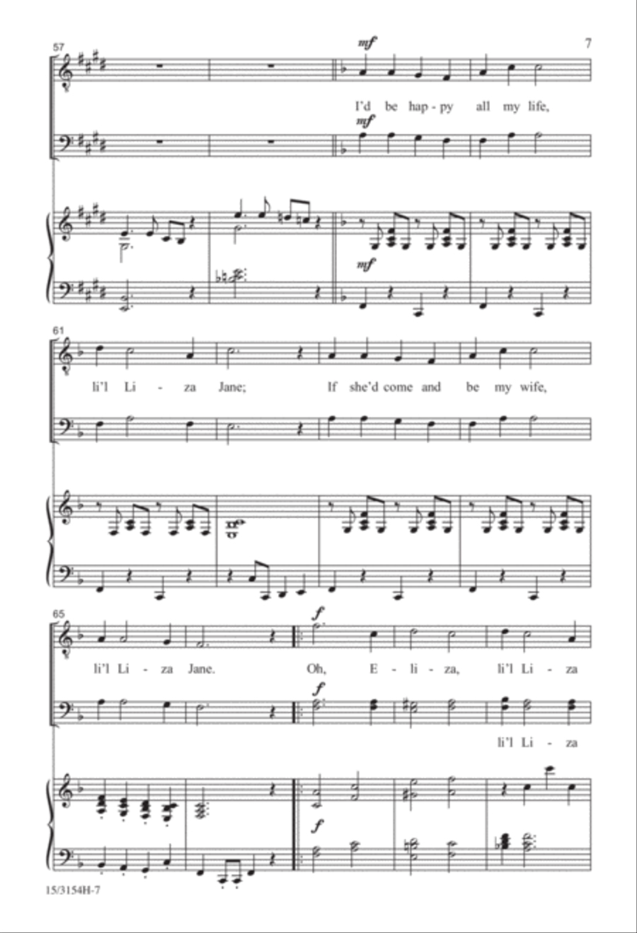 Li'l Liza Jane TTB scores gallery preview page 7