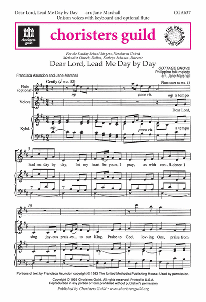 Dear Lord, Lead Me Day by Day