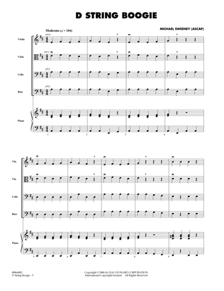 D String Boogie - Full Score