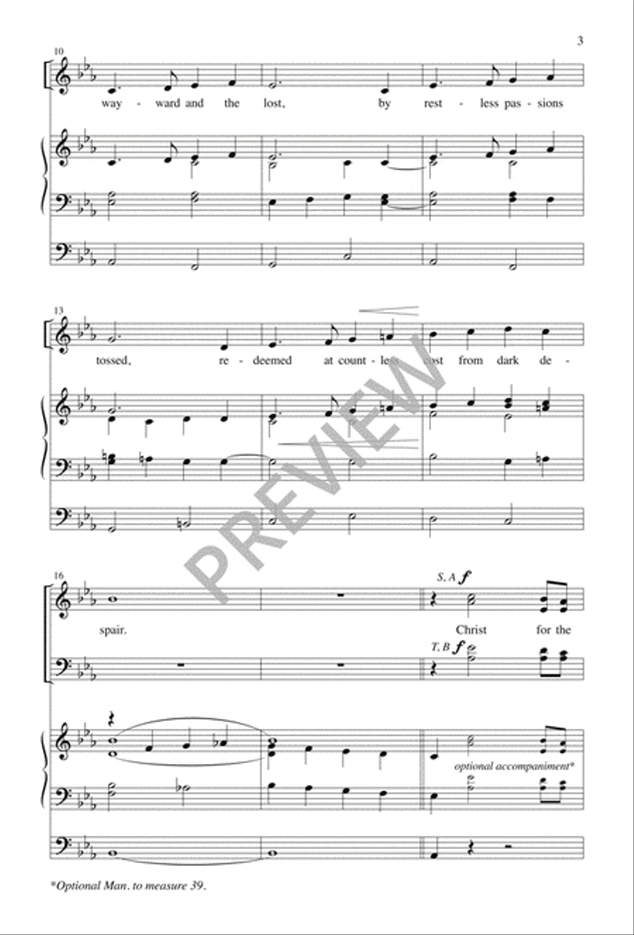 Christ for the World We Sing 4-Part scores gallery preview page 4