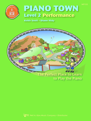 Book cover for Piano Town, Performance - Level 2