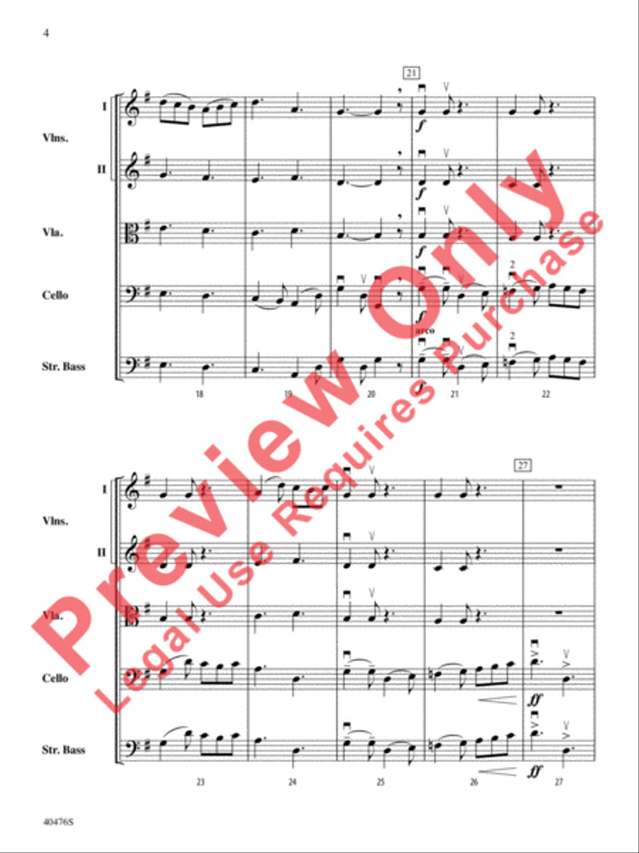 Pastorella String Orchestra scores gallery preview page 5