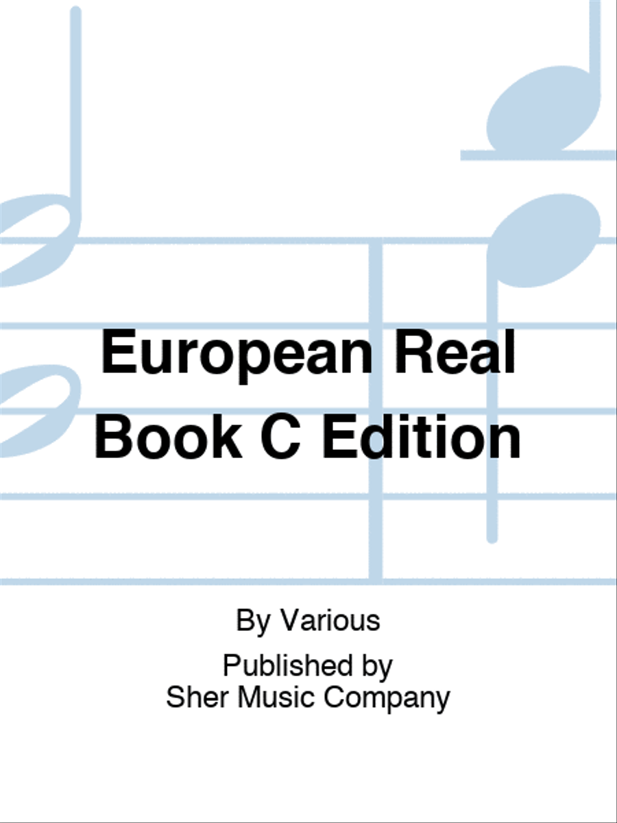 European Real Book C Edition Piano scores gallery preview page 1