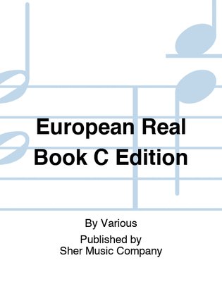 Book cover for European Real Book C Edition