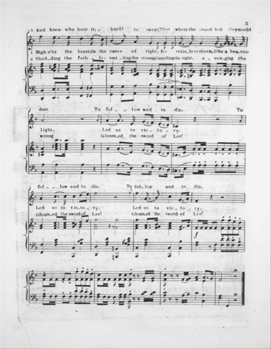 The Sword of Robert Lee Voice scores gallery preview page 3