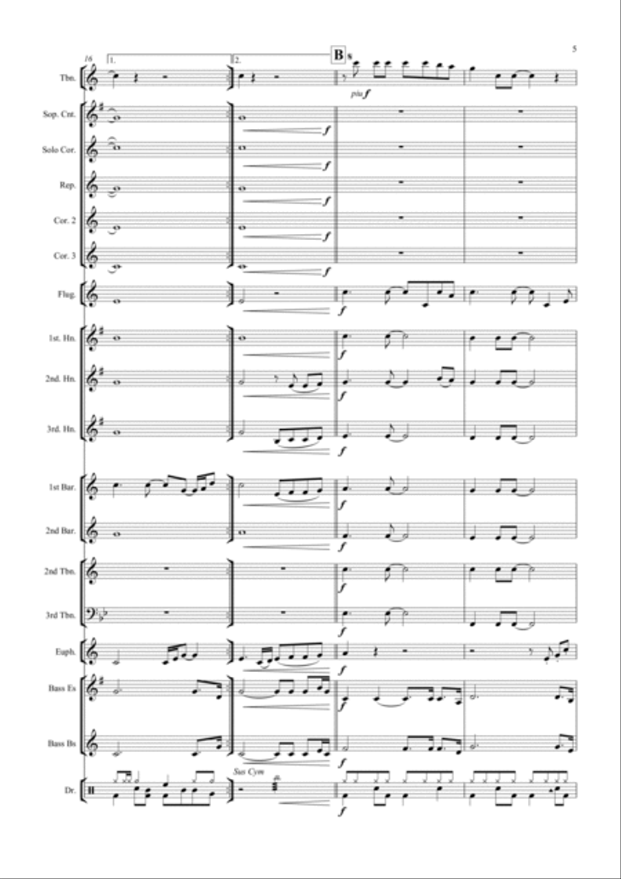Make You Feel My Love Brass Band scores gallery preview page 6