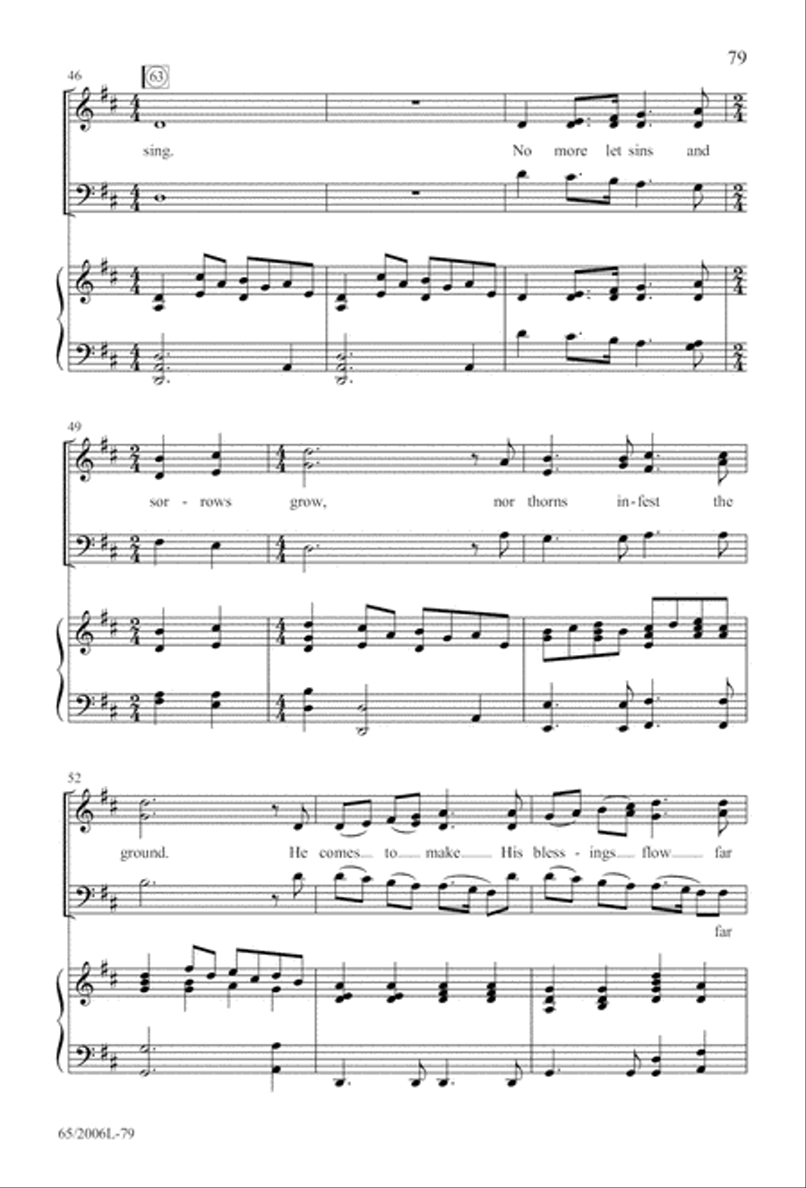 I Hear the Prophet Callin' 3-Part scores gallery preview page 80