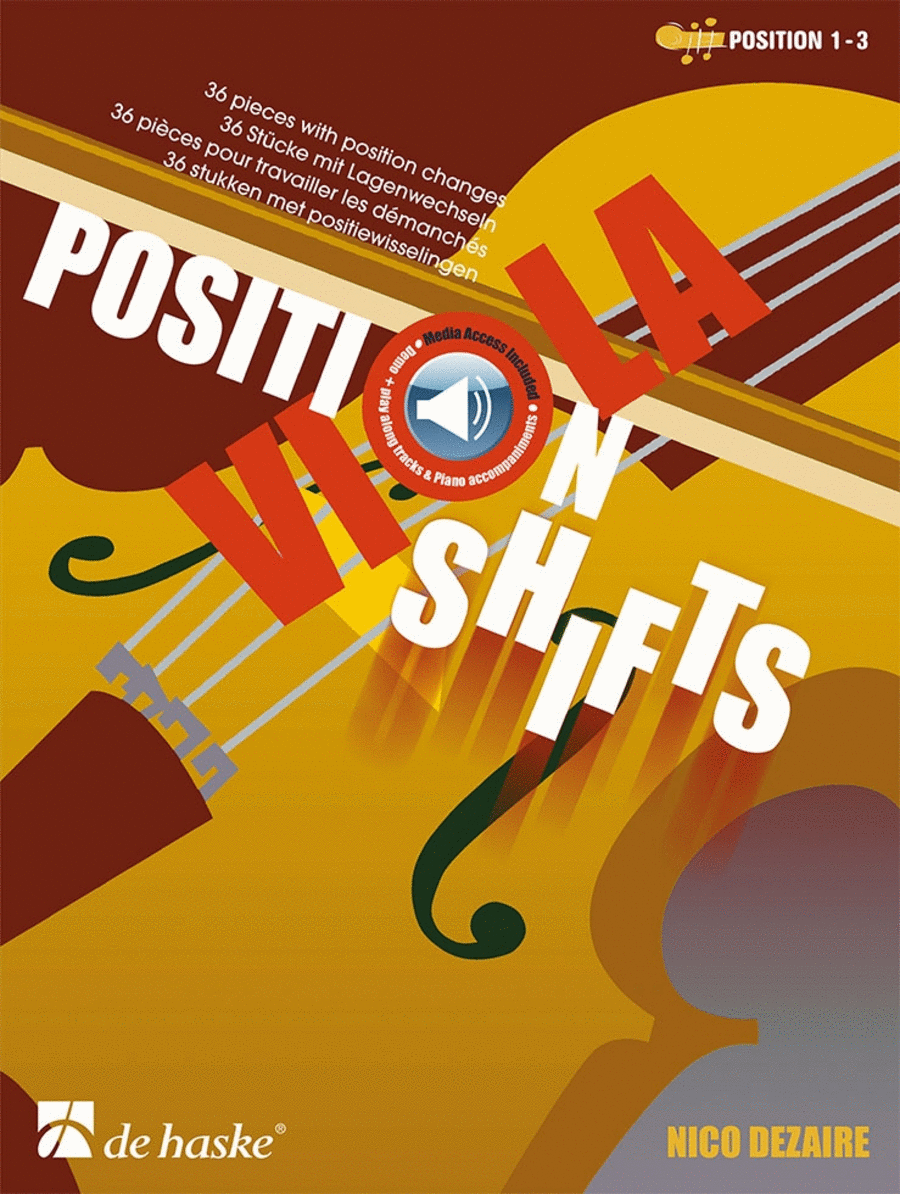 Position Shifts: Viola - Position 1-3 Viola Solo scores gallery preview page 1