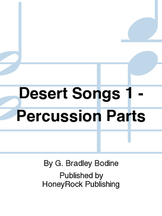 Desert Songs 1 - Percussion Parts