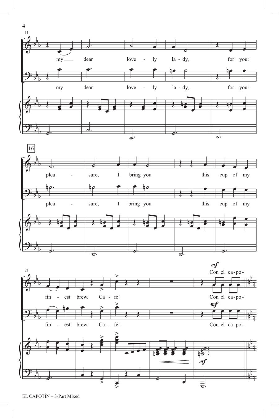 El Capotin 3-Part scores gallery preview page 2