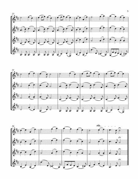 Beethoven's Ode To Joy Clarinet Quartet image number null