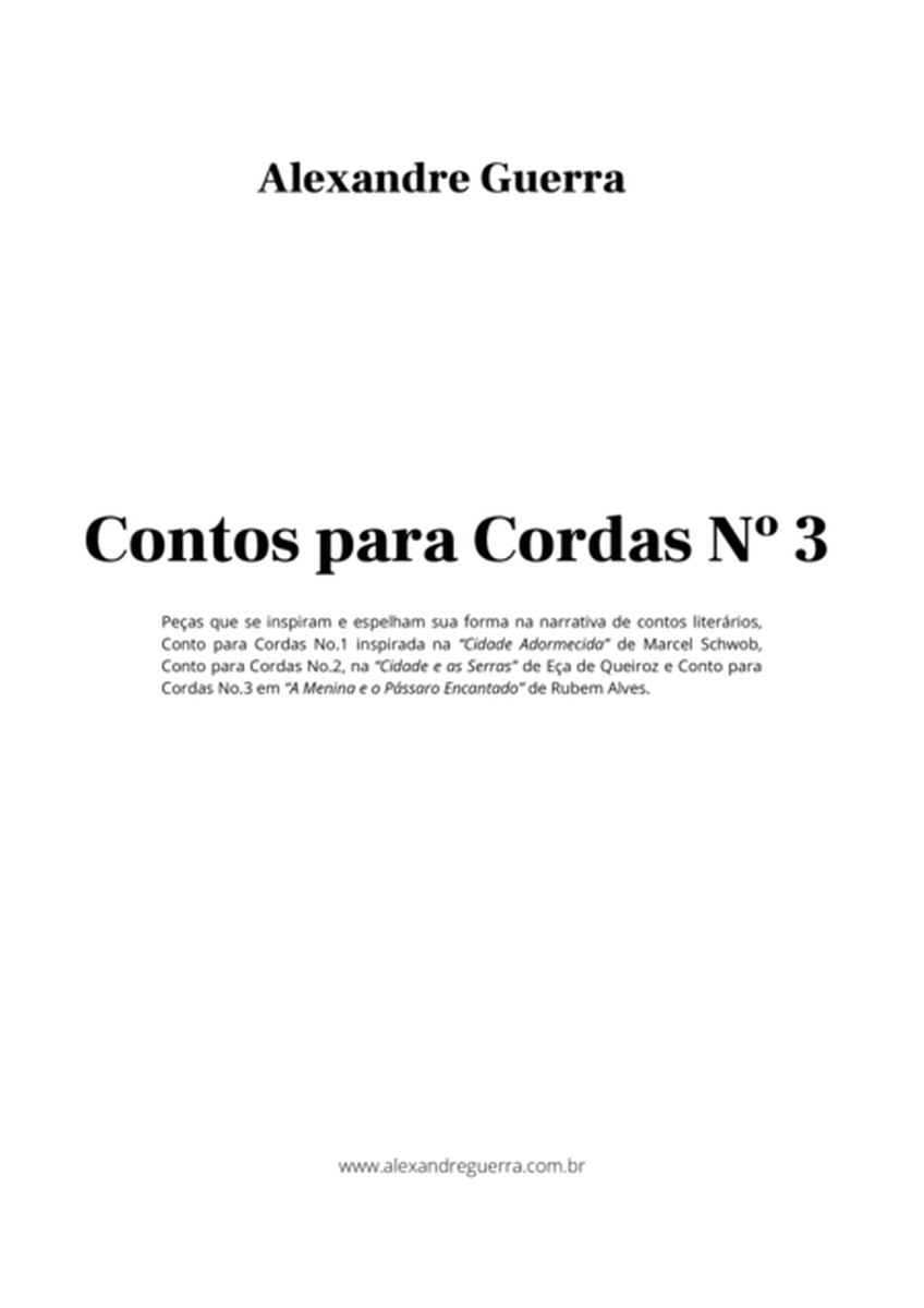 Conto para Cordas no.3 image number null